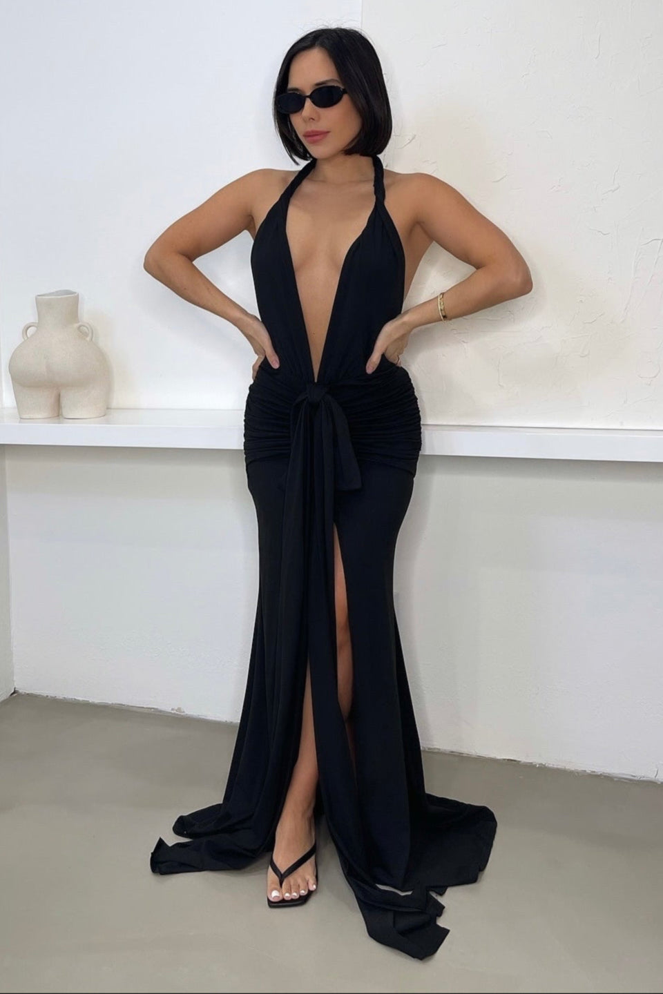 Carmen Maxi Dress - Black