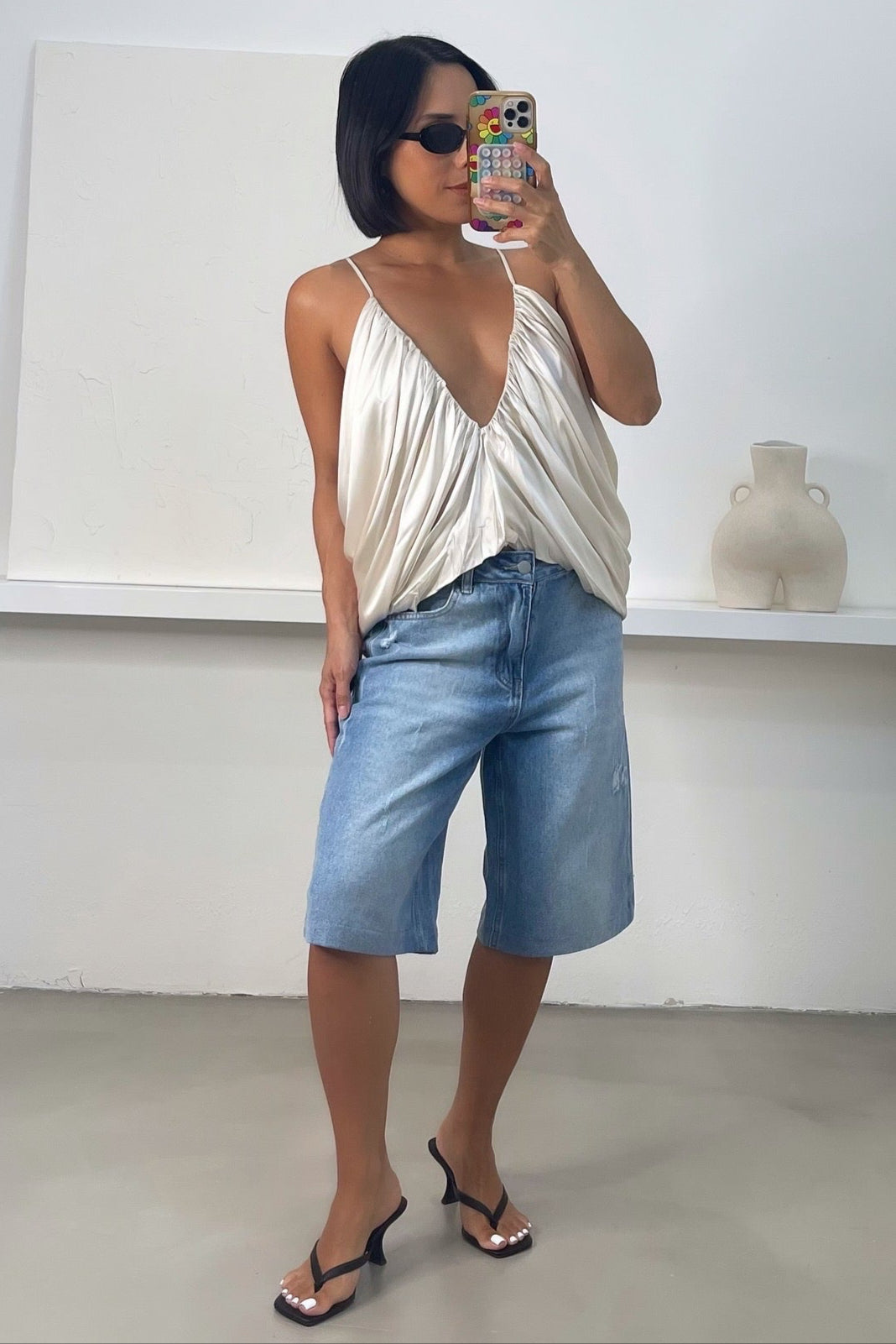 Sia Jorts - Denim