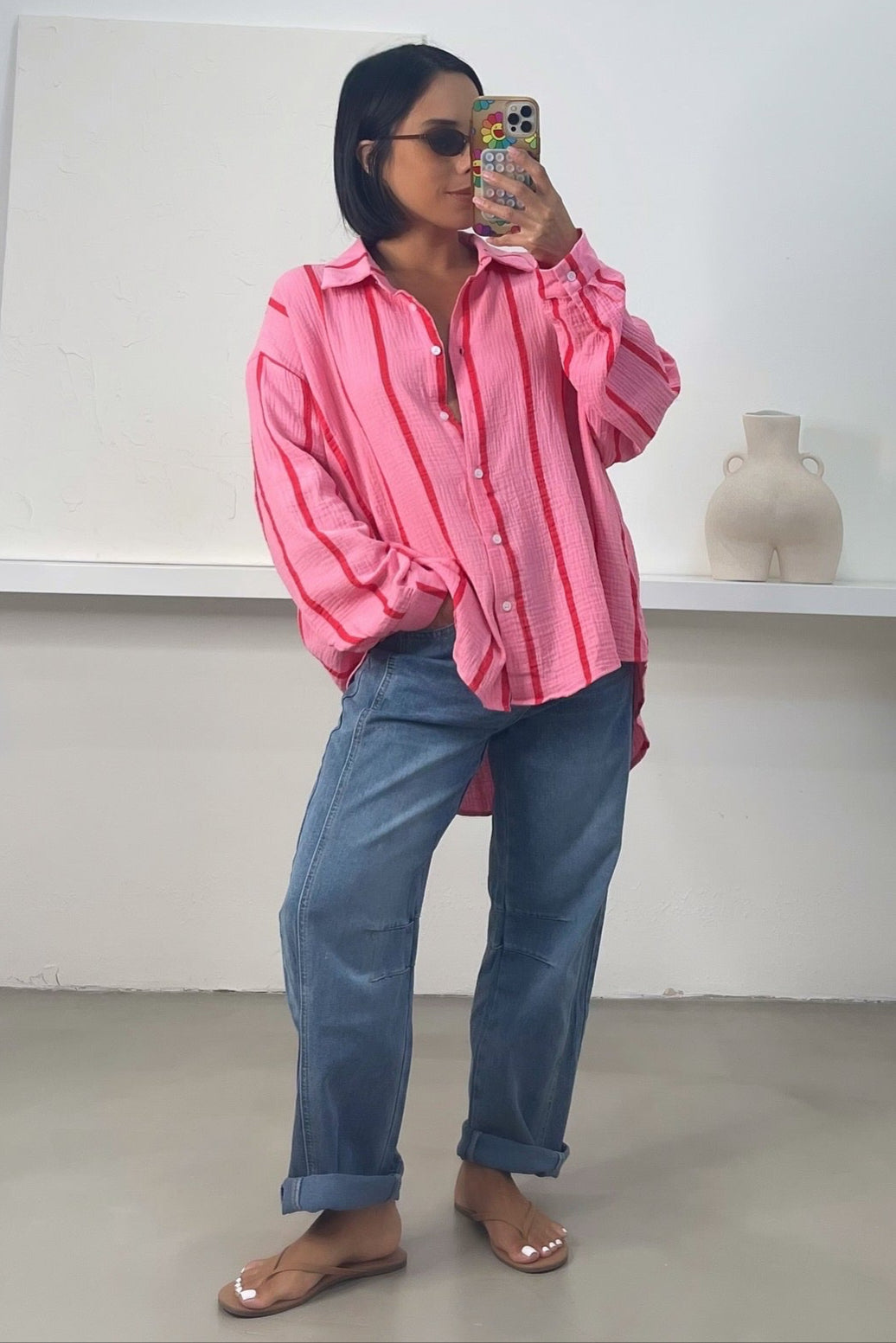 Jacqueline Barrel Jeans - Denim