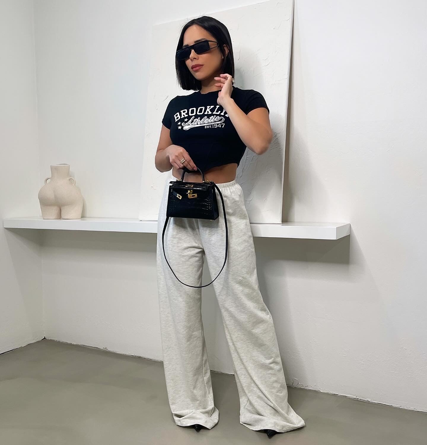 Brooklyn Athletics Tee - Black - Trice Boutique