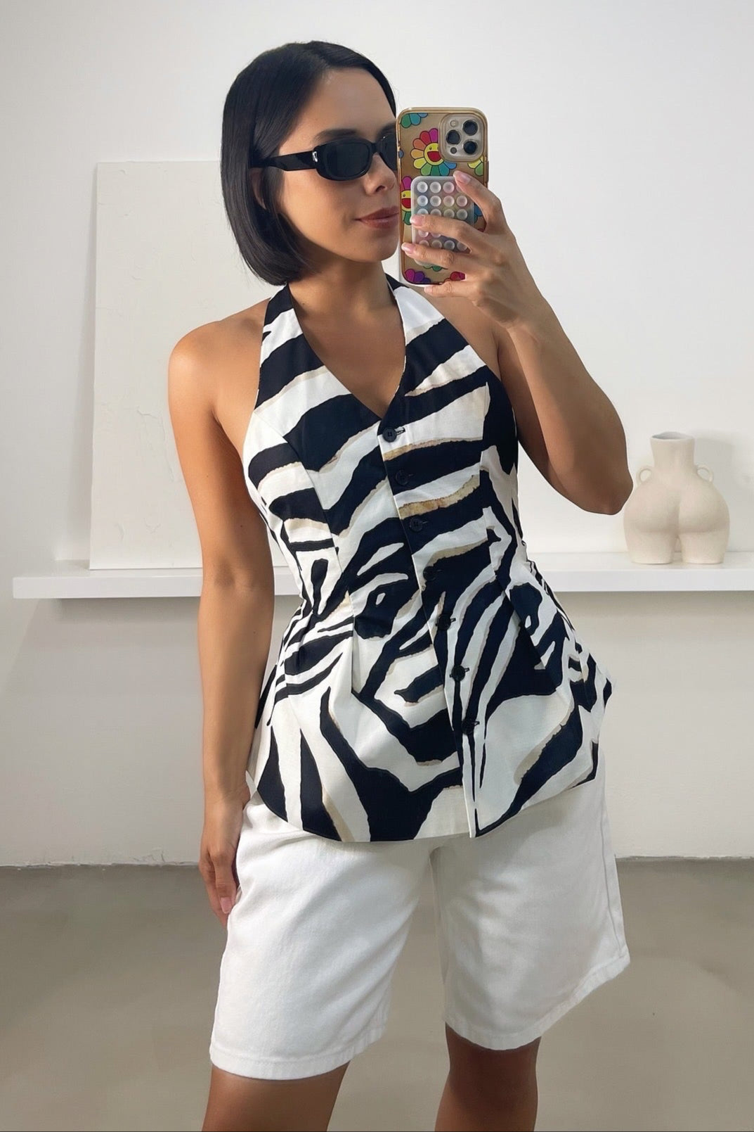 Marlo Top - Zebra