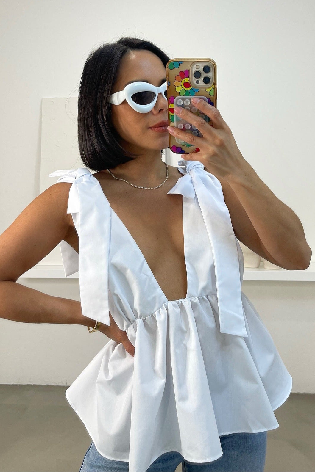 Noella Top - White