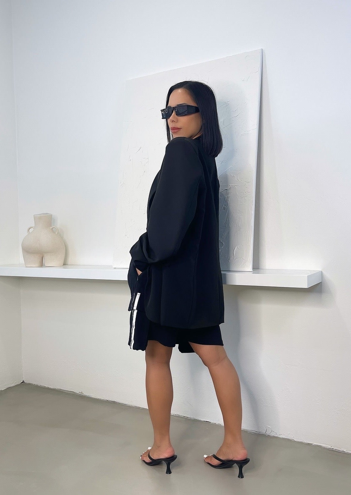Ajay Cargo Shorts - Black - Trice Boutique