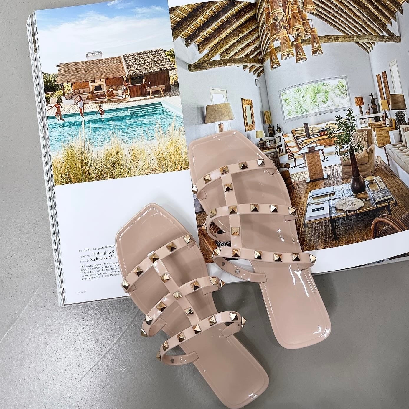 Alexia Sandals - Beige - Trice Boutique