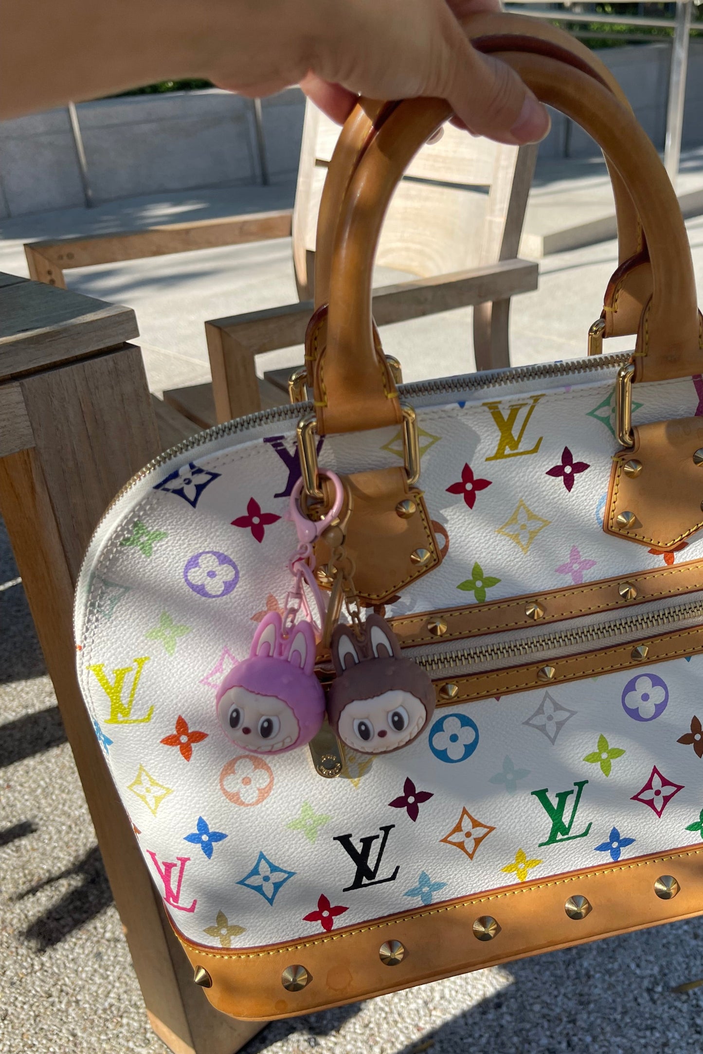 Bubu Solid Bag Charm - Multi