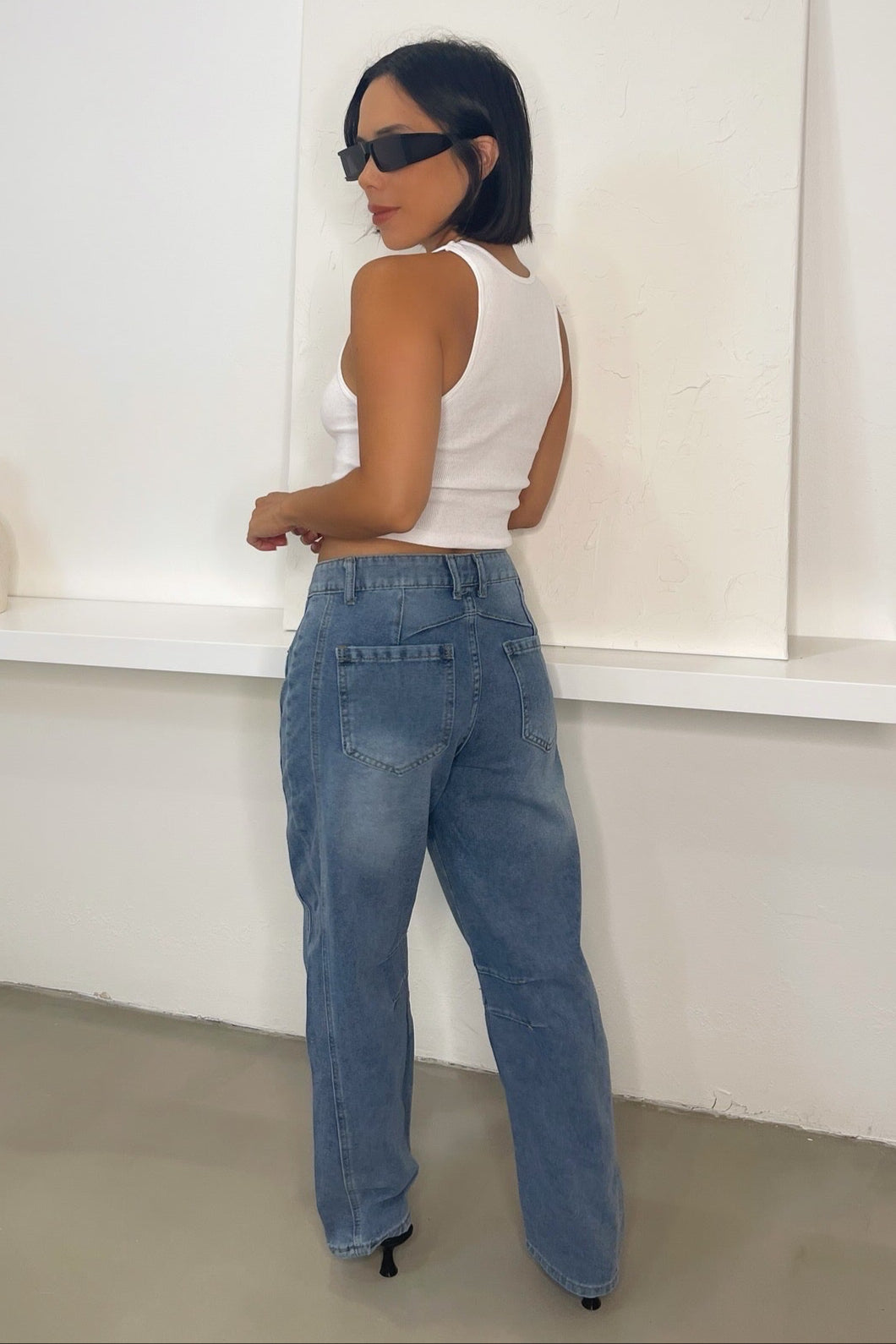 Jacqueline Barrel Jeans - Denim