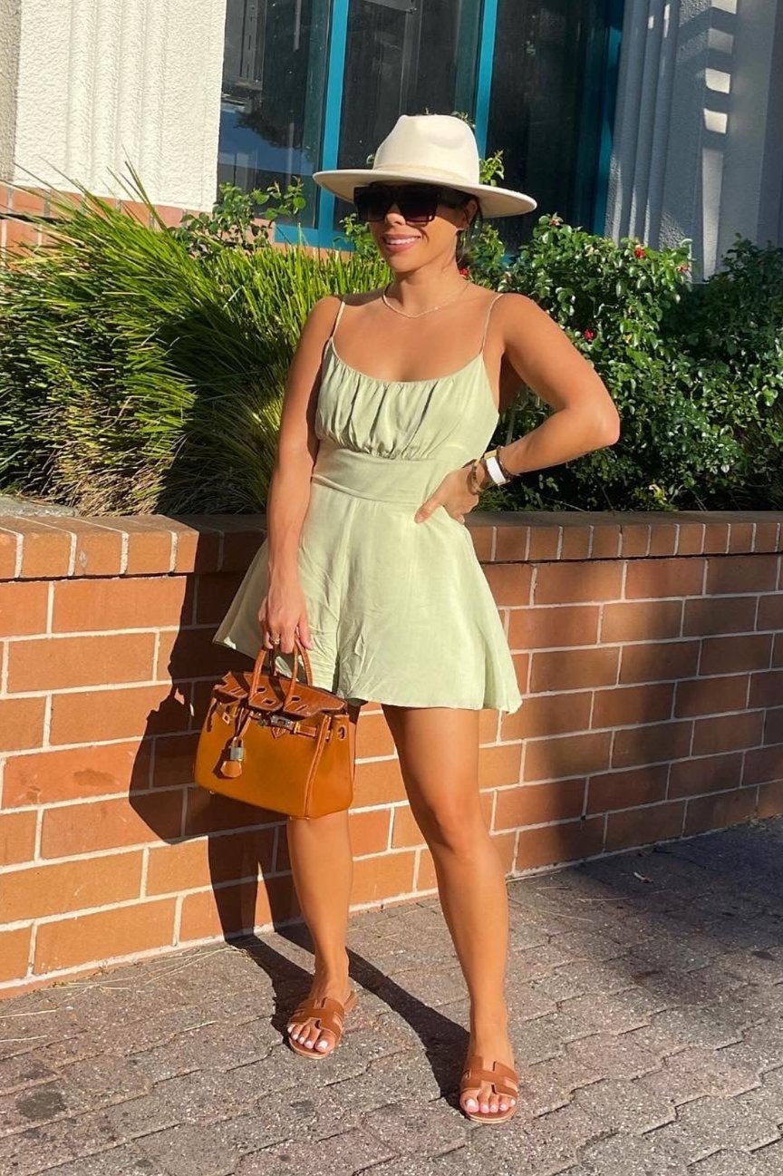 She Cute Romper - Green - Trice Boutique