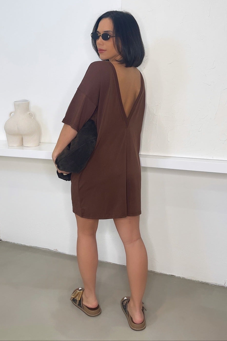 Tia Romper - Brown