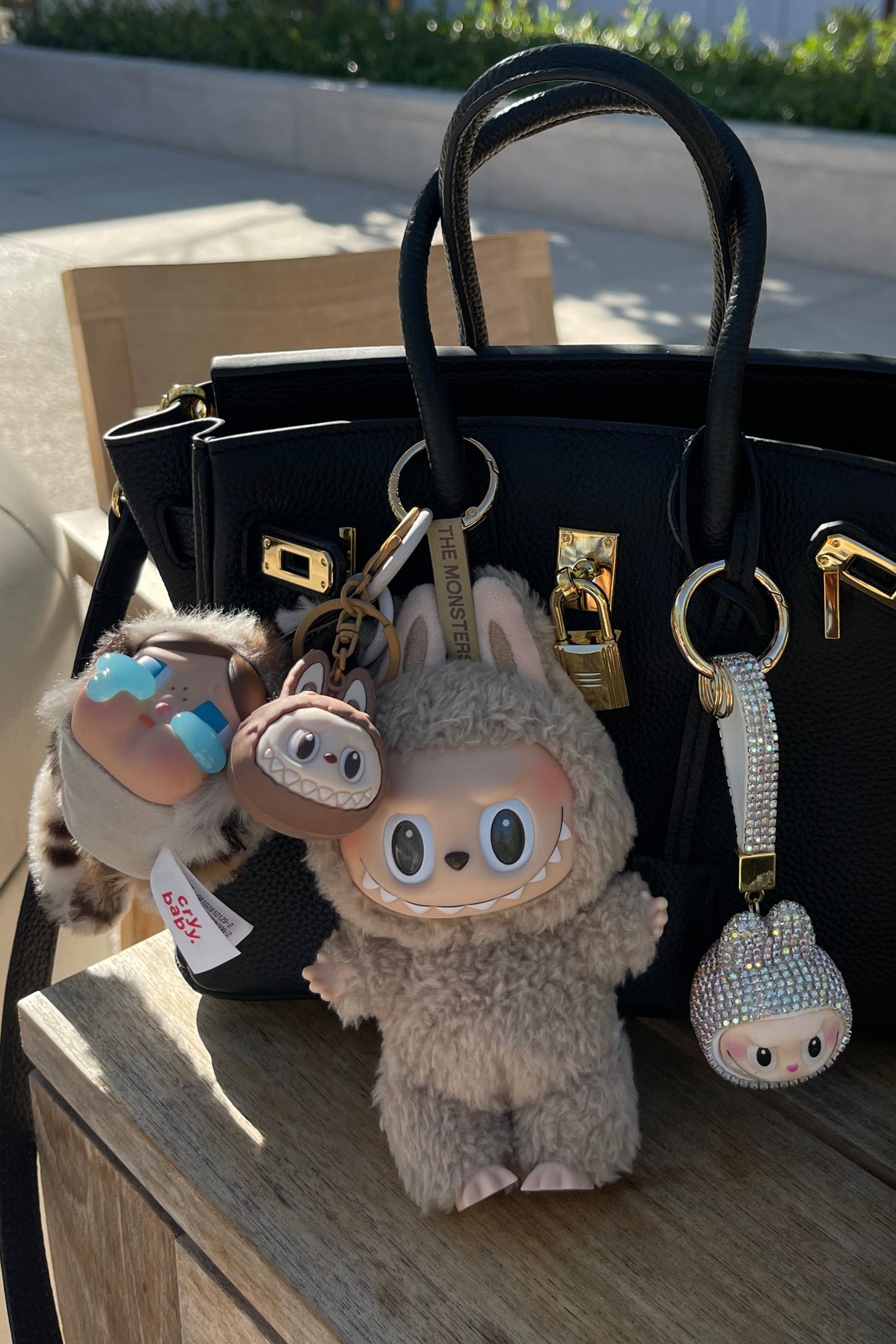 Bubu Solid Bag Charm - Multi