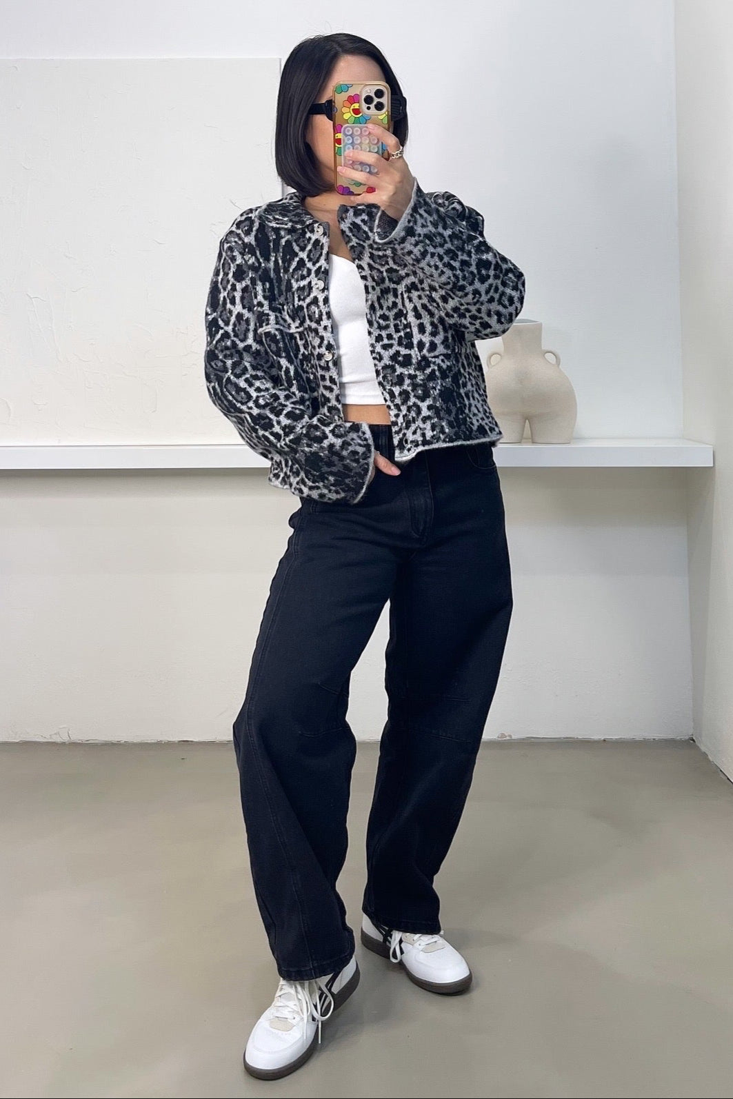 Julia Knit Sweater - Leopard