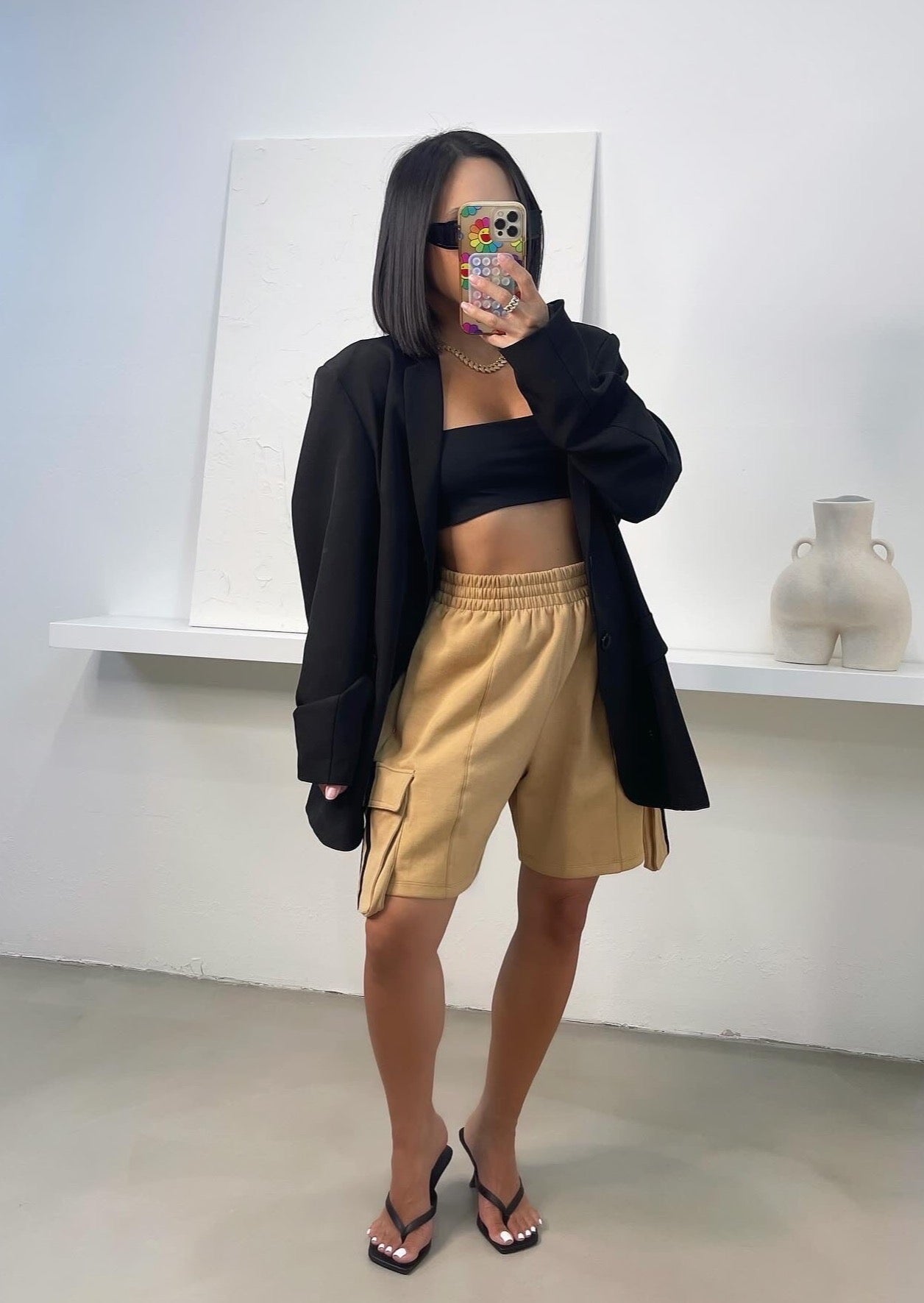 Ajay Cargo Shorts - Camel - Trice Boutique