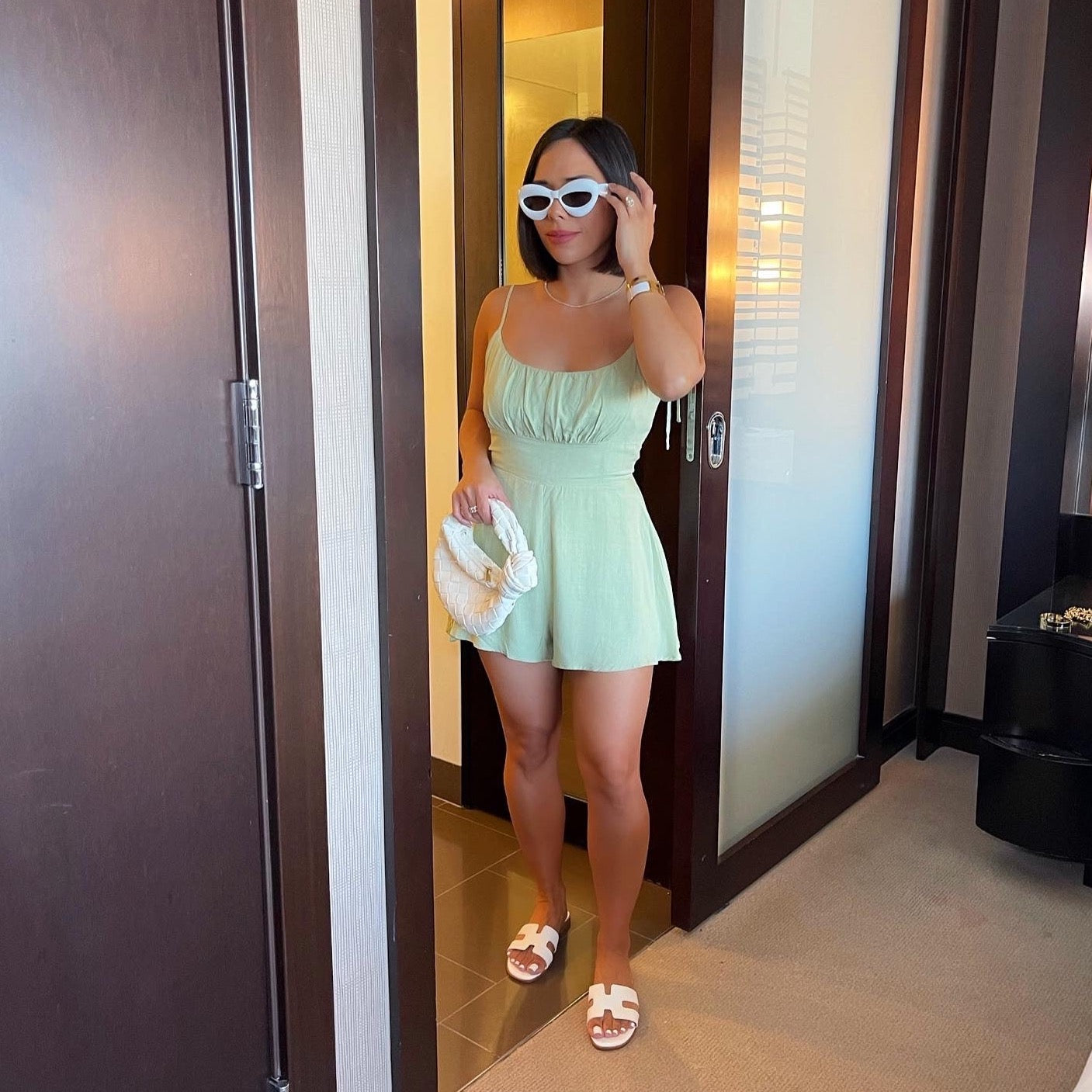 She Cute Romper - Green