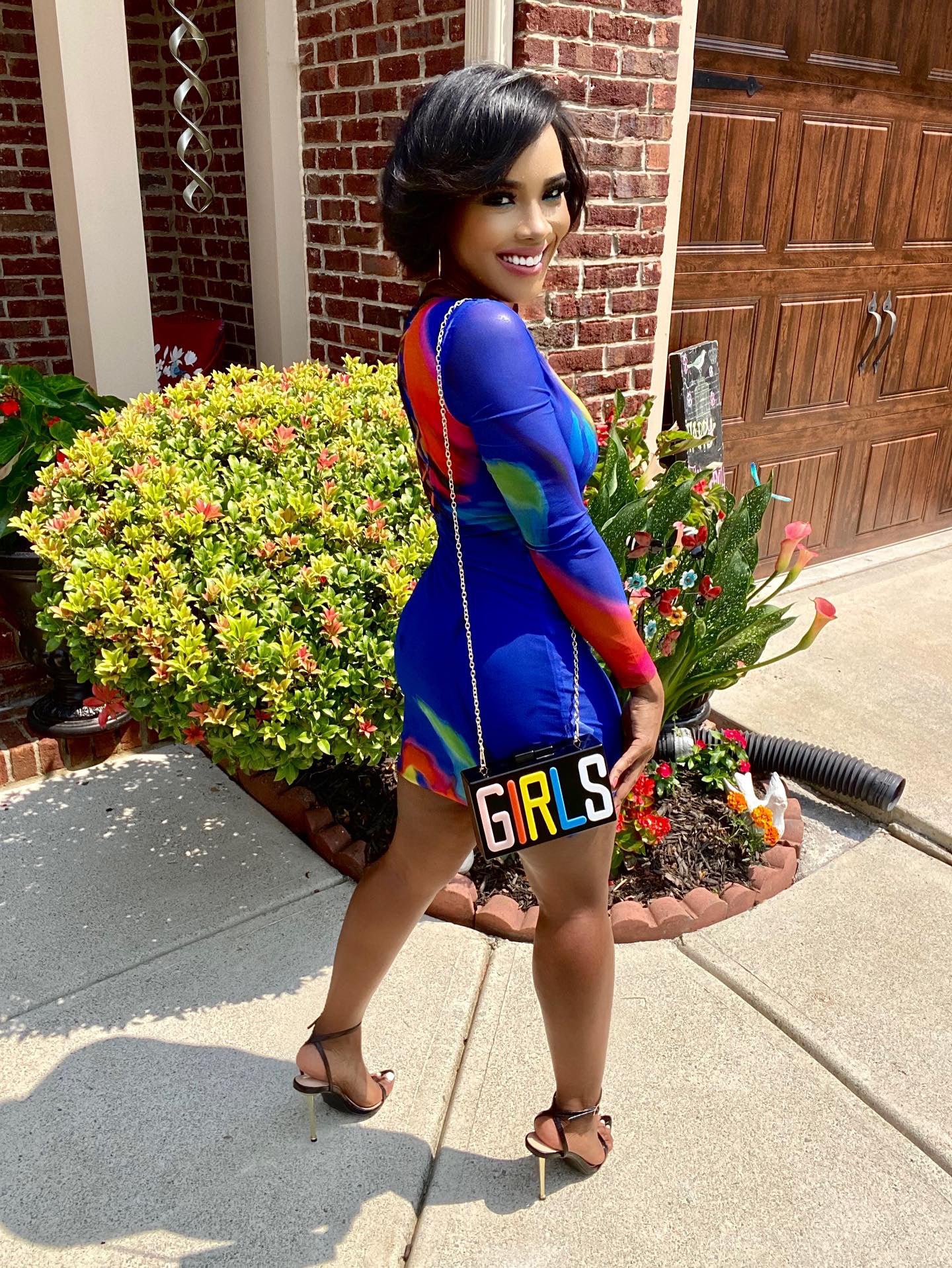 Sofia Mesh Dress - Multi