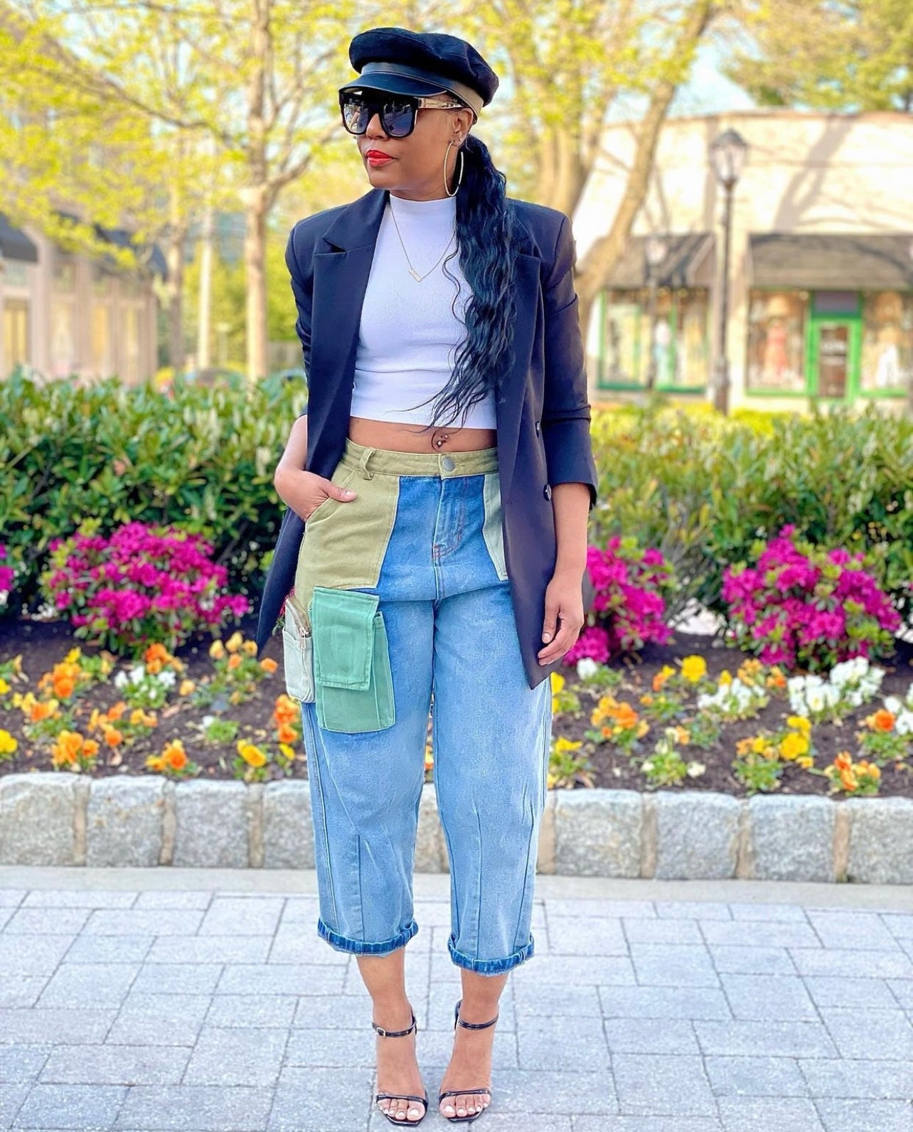 Cargo Cropped Jeans