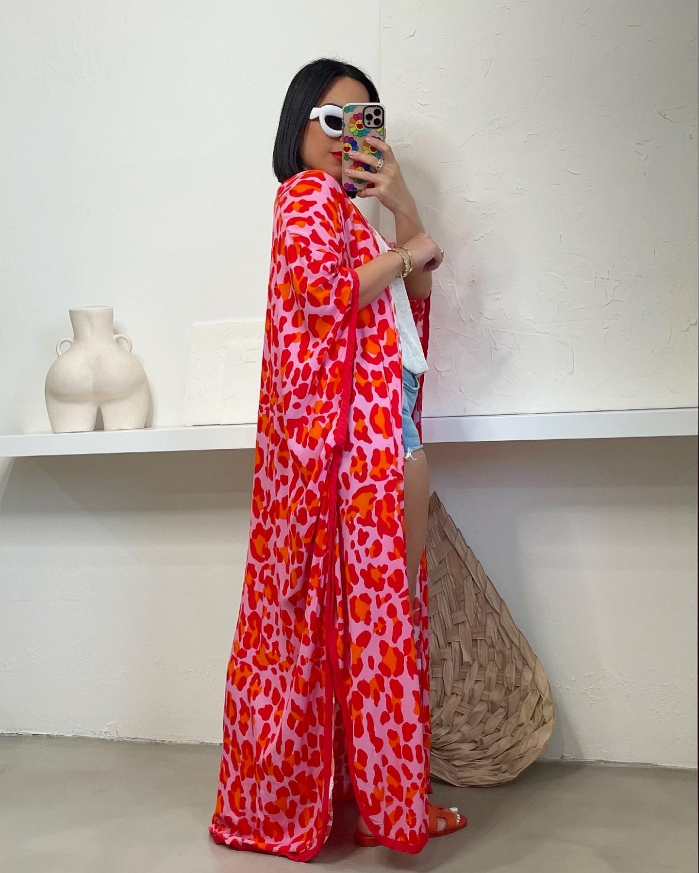 Jungle Kimono - Leopard Print