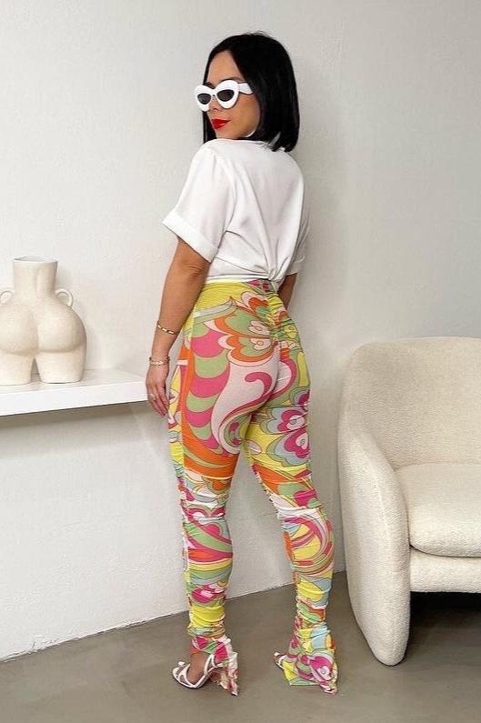Miami Mami Leggings - Multi - Trice Boutique