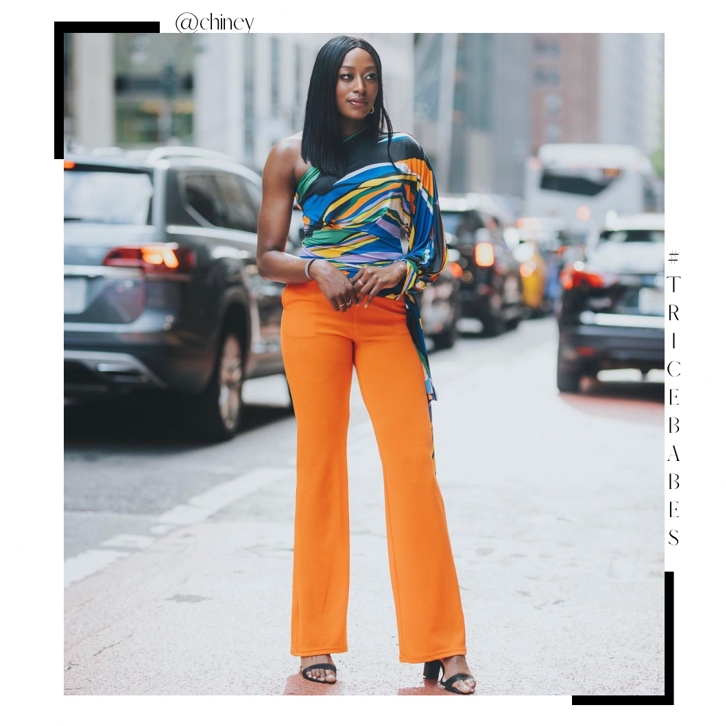Charaia Asymmetrical Top - Multi - Trice Boutique
