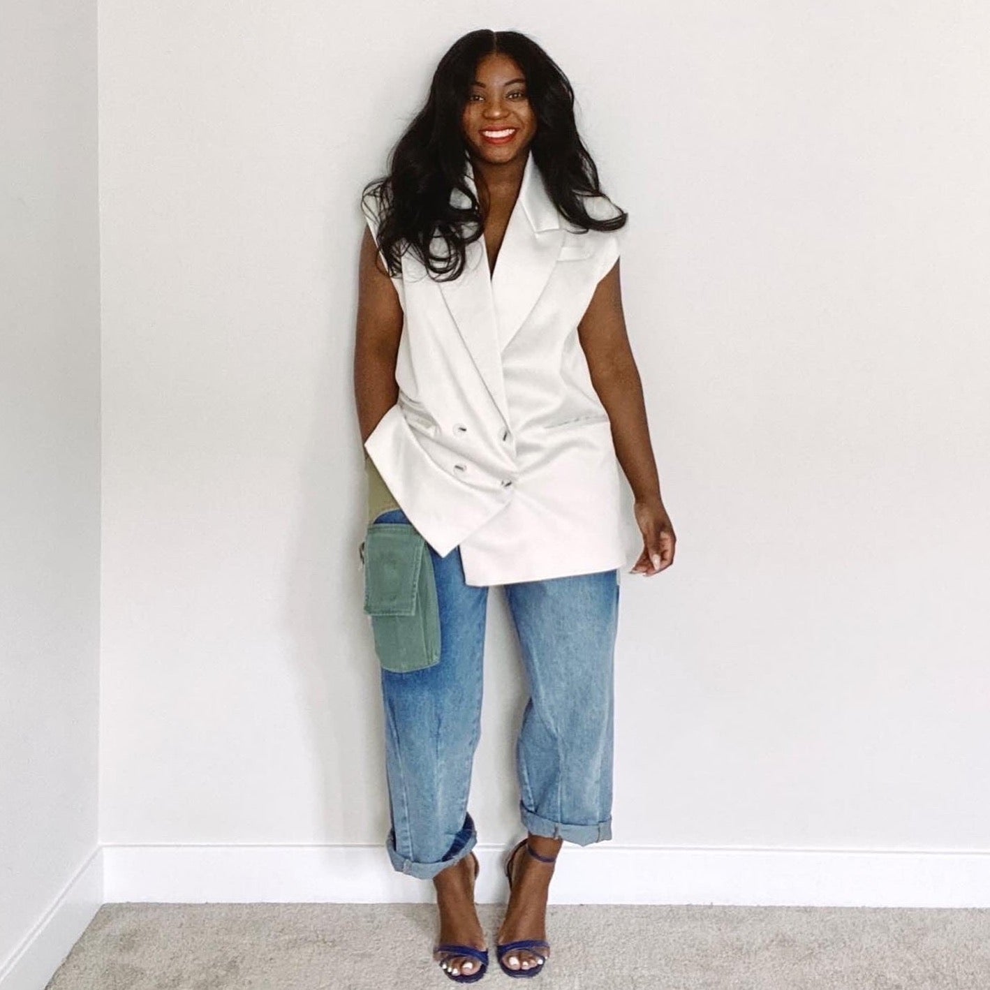 Cargo Cropped Jeans - Trice Boutique