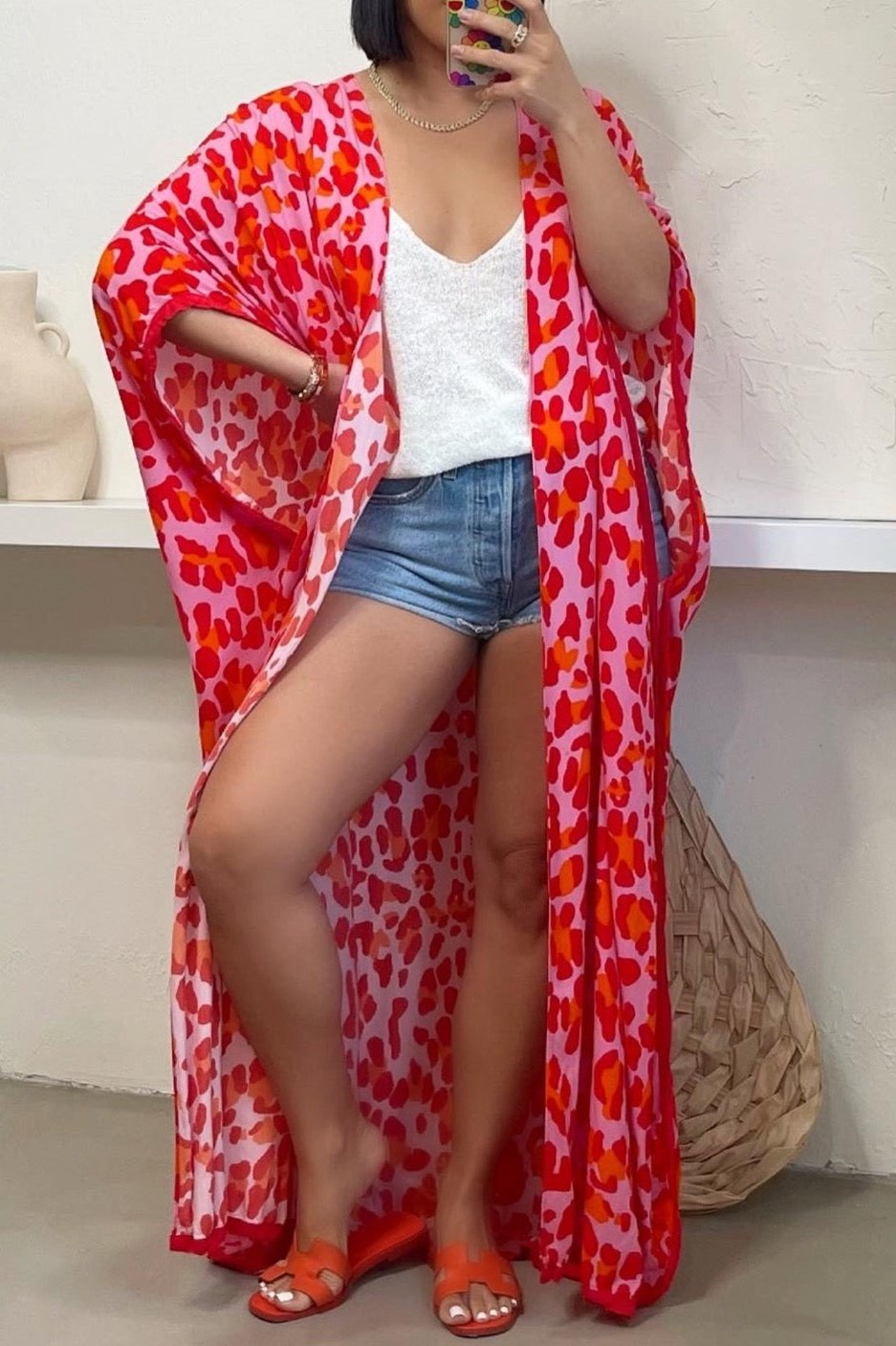 Jungle Kimono - Leopard Print - Trice Boutique