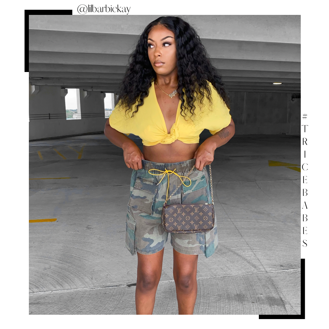 Camo Cargo Shorts - Trice Boutique