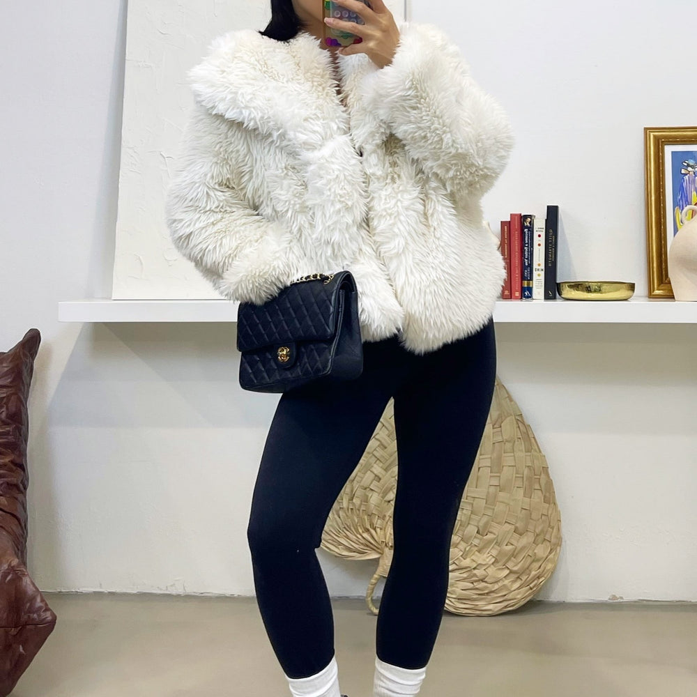 
                      
                        Aspen Faux Fur Jacket - Ivory
                      
                    