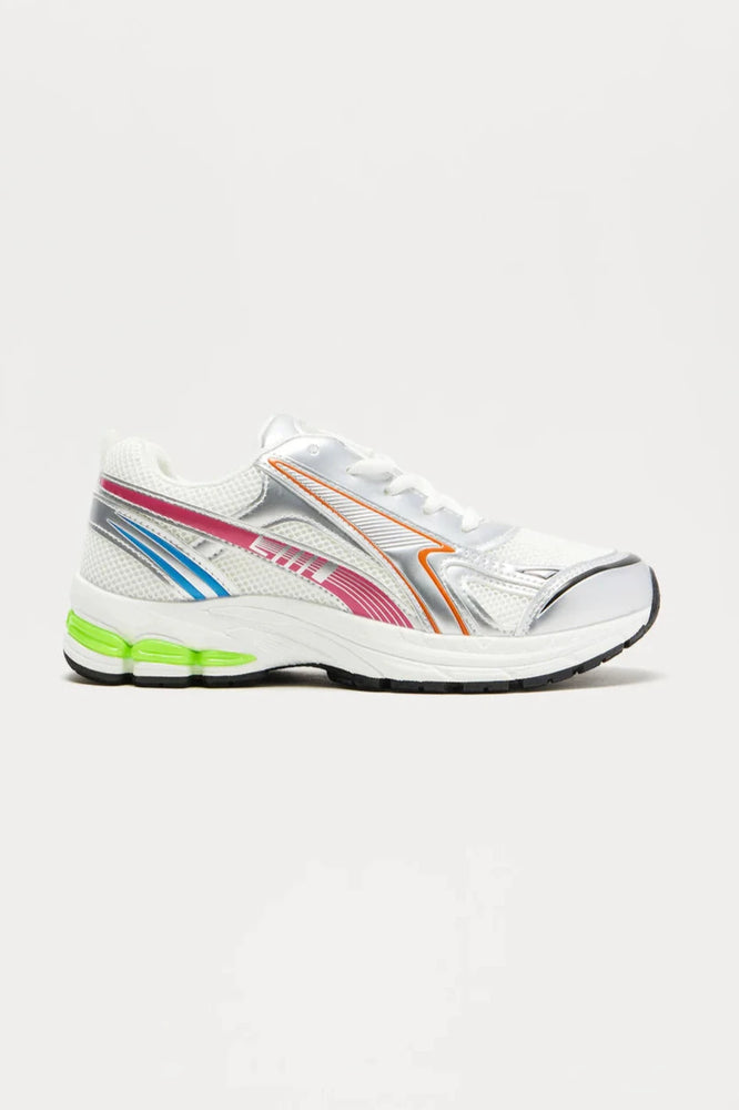 
                      
                        T800 Lace Up Sneakers - Silver/Multi - Trice Boutique
                      
                    