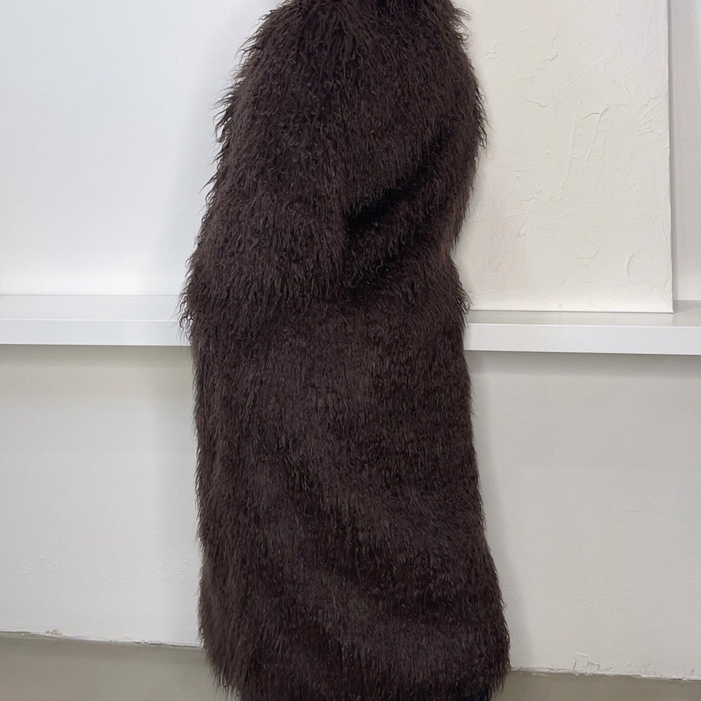 
                      
                        Sloane Faux Fur Coat - Brown
                      
                    