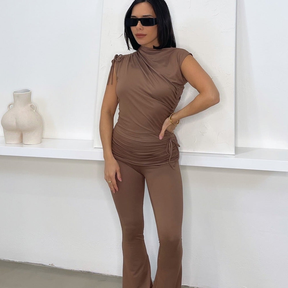 
                      
                        Minka Mock Neck Set - Mocha
                      
                    