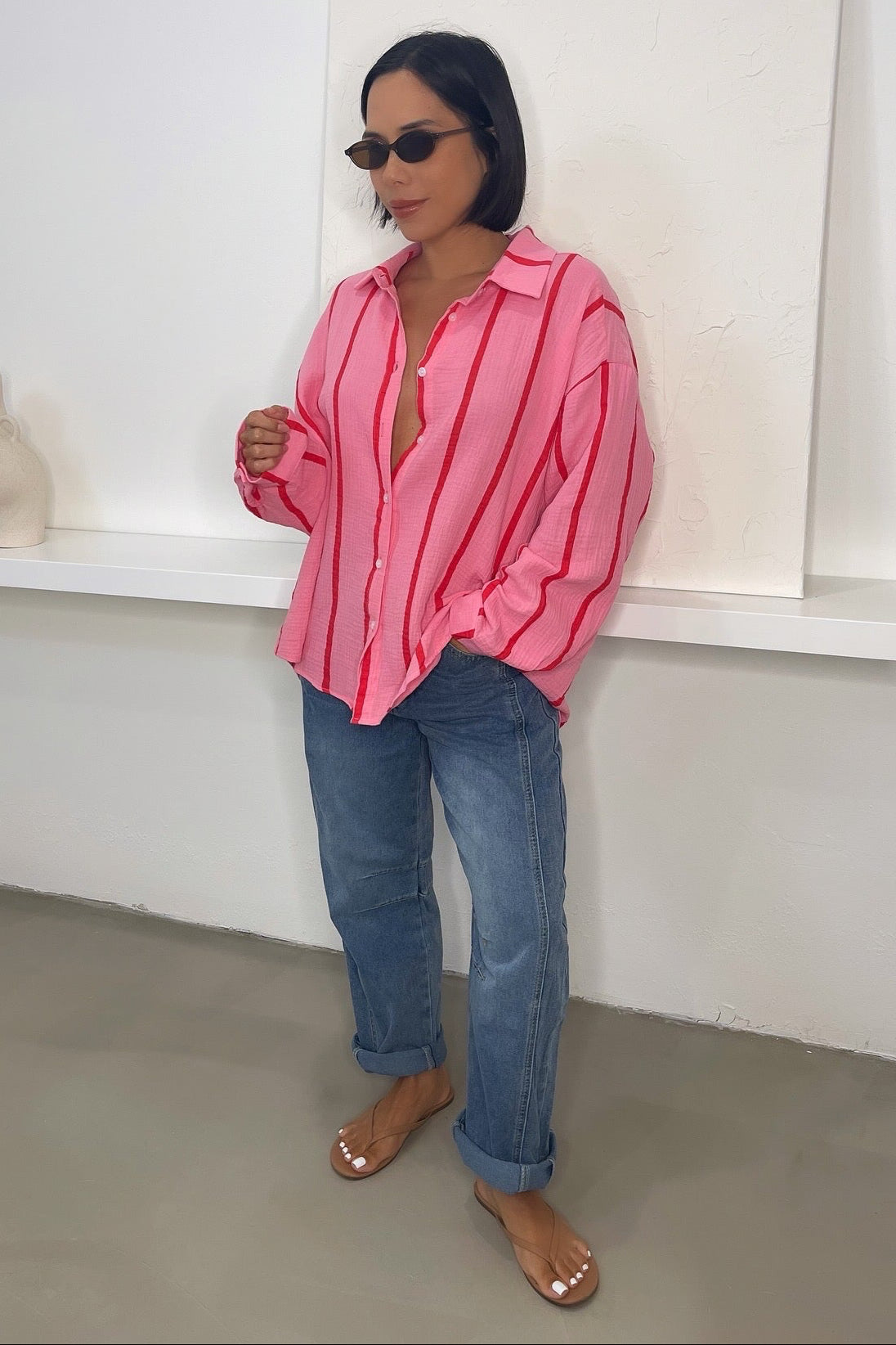Jacqueline Barrel Jeans - Denim