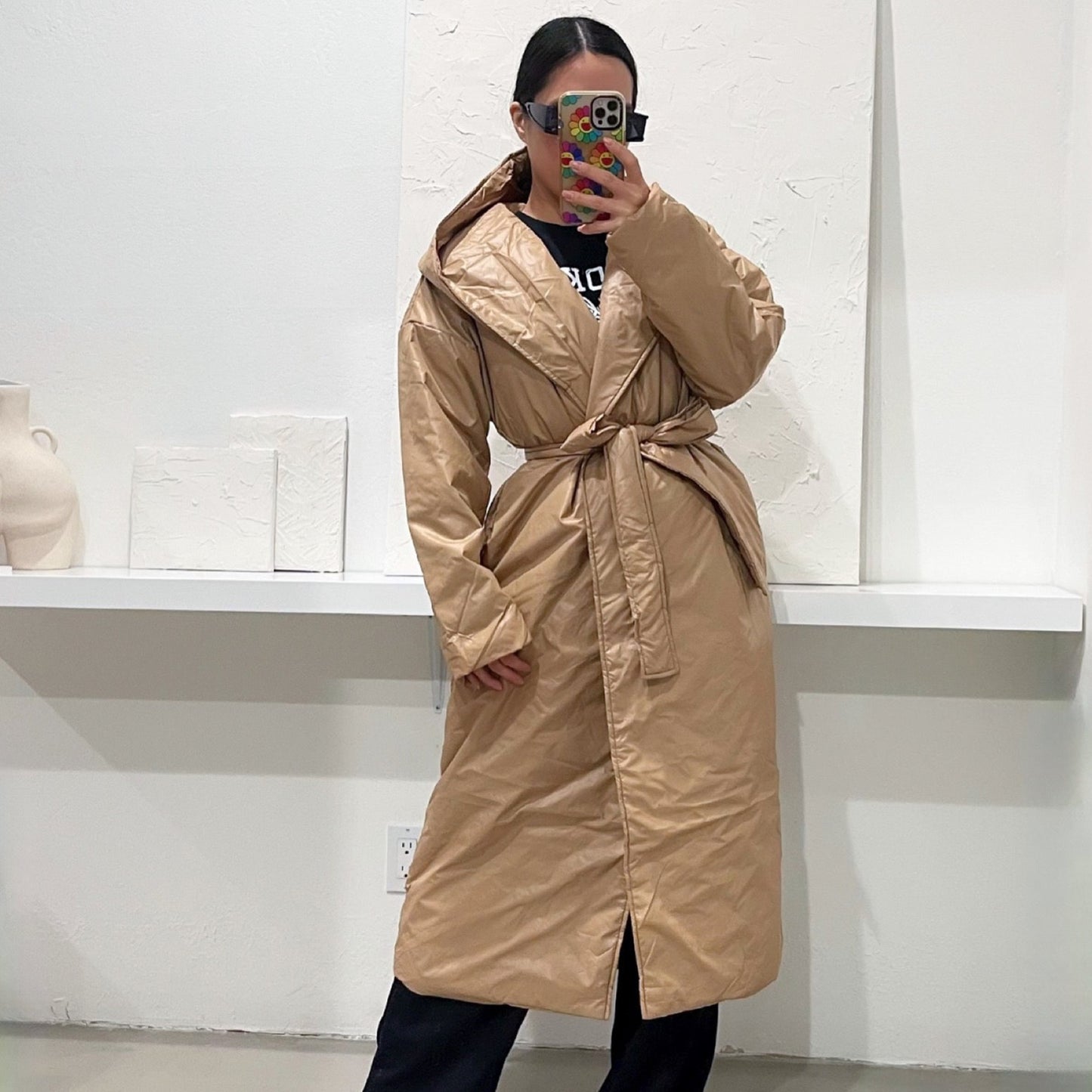 Load image into Gallery viewer, Carr Long Coat (Tan)
