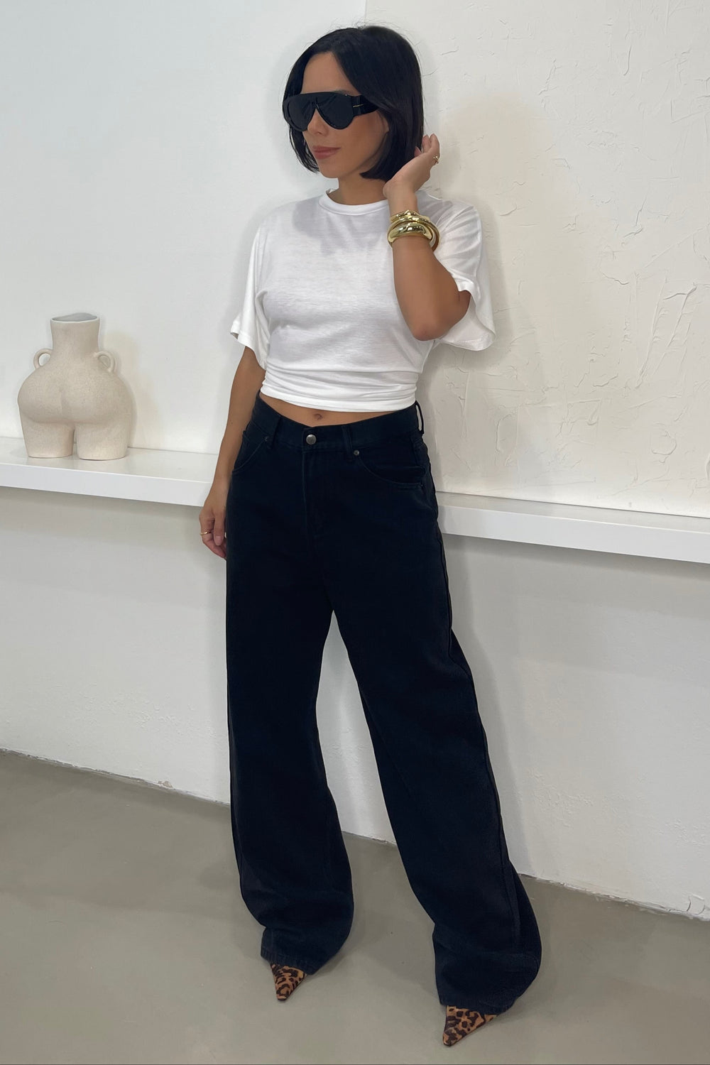 Addison High Waisted Jeans - Black