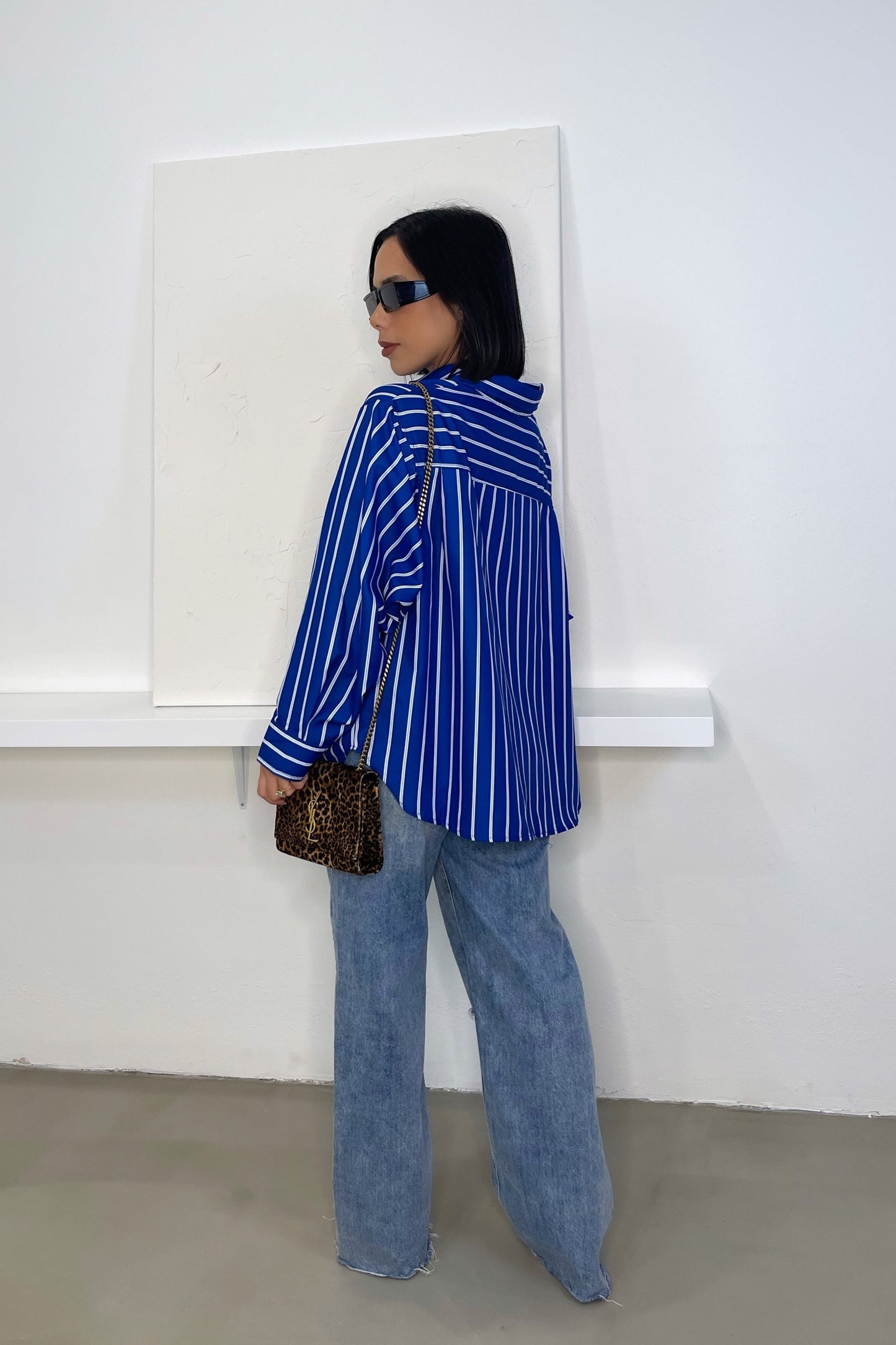 Ford Oversized Shirt - Blue - Trice Boutique