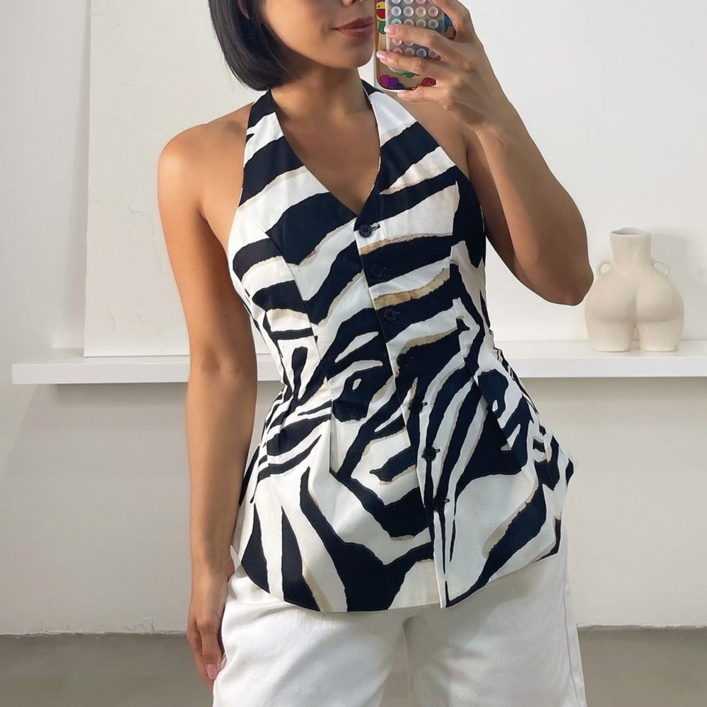 
                      
                        Marlo Top - Zebra
                      
                    