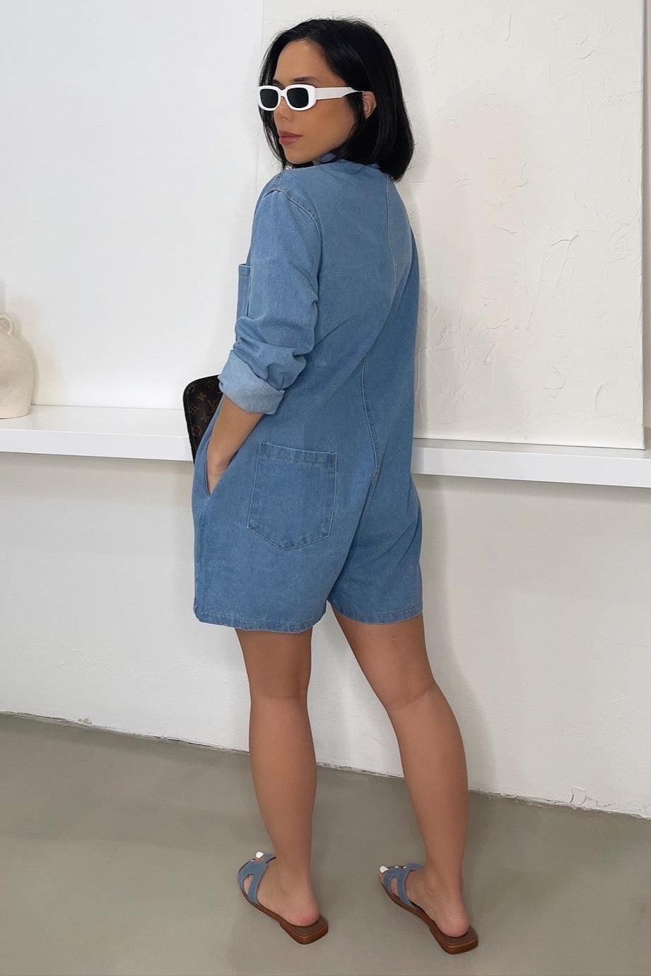 Norah Romper - Denim