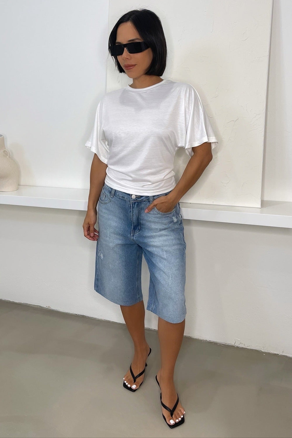 Sia Jorts - Denim