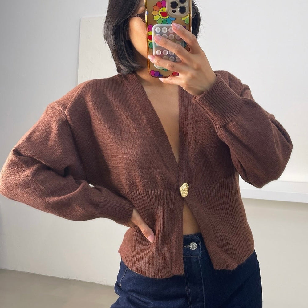 Zoe Sweater - Brown
