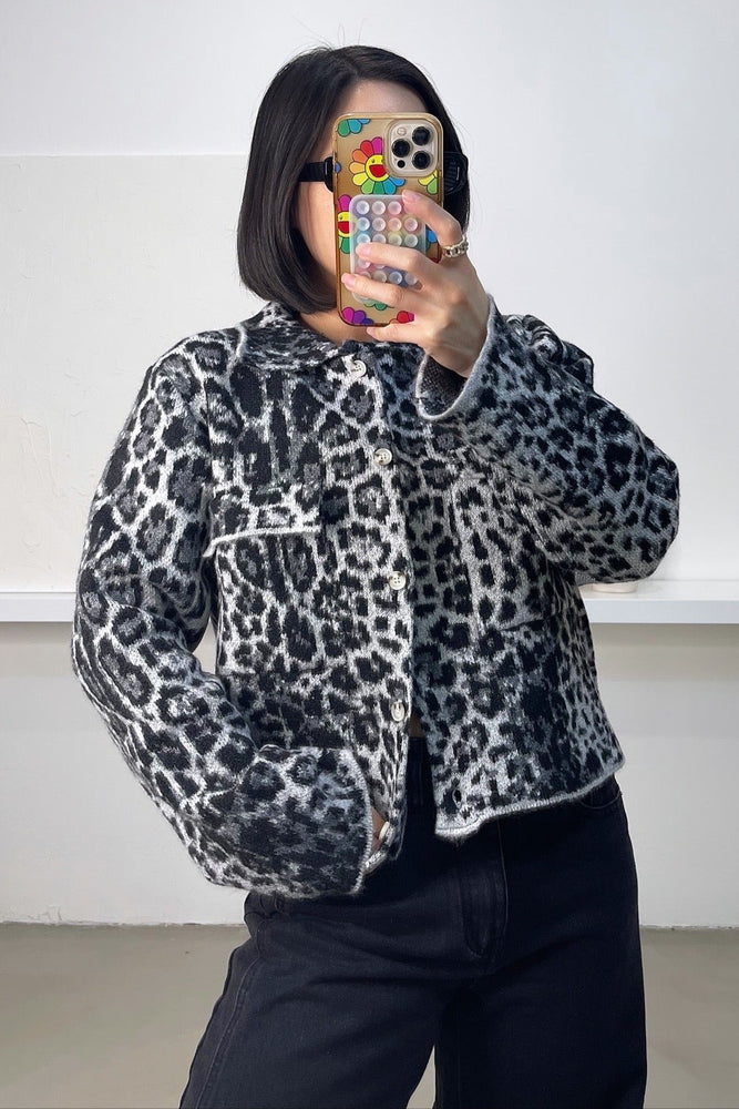 Julia Knit Sweater - Leopard