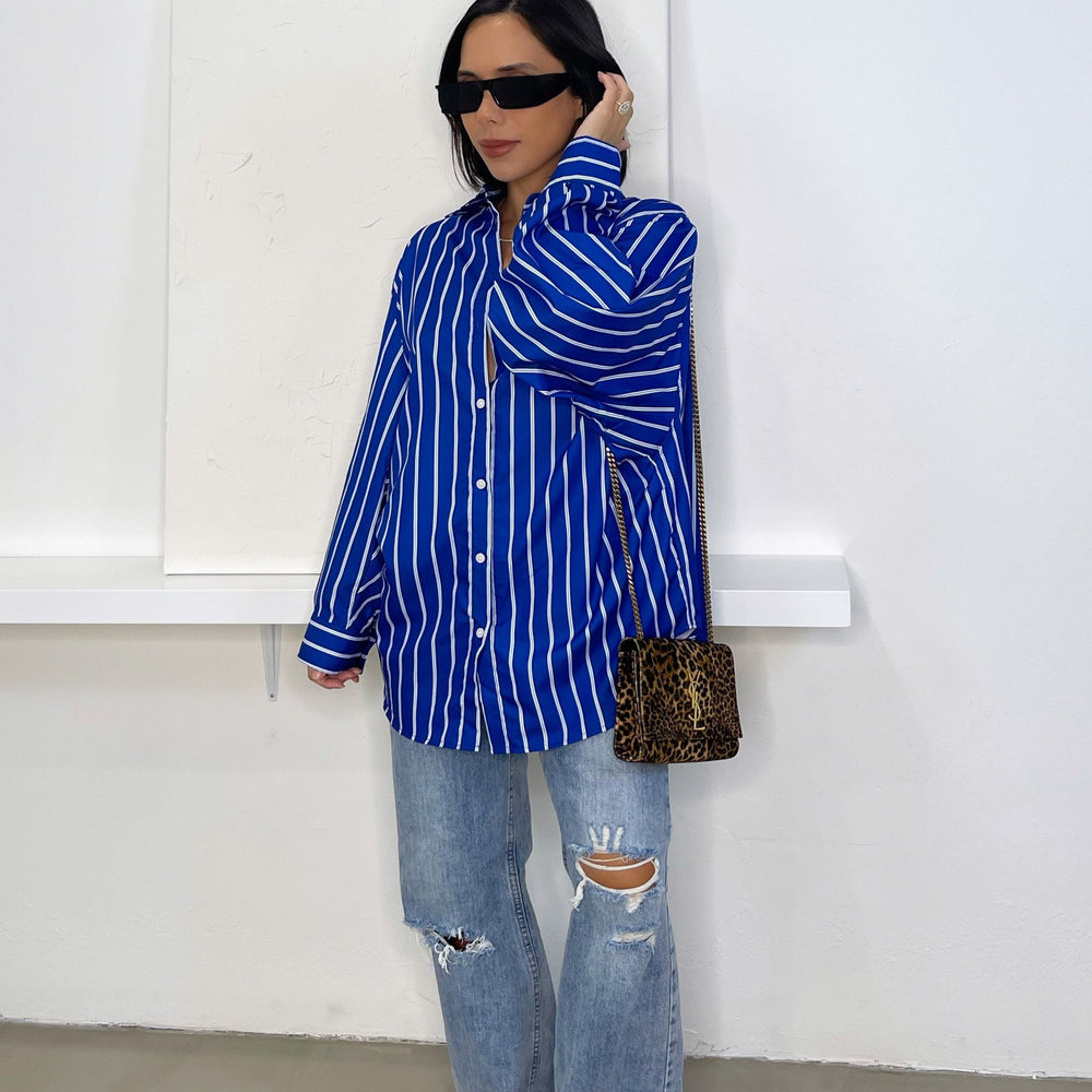 
                      
                        Ford Oversized Shirt - Blue - Trice Boutique
                      
                    