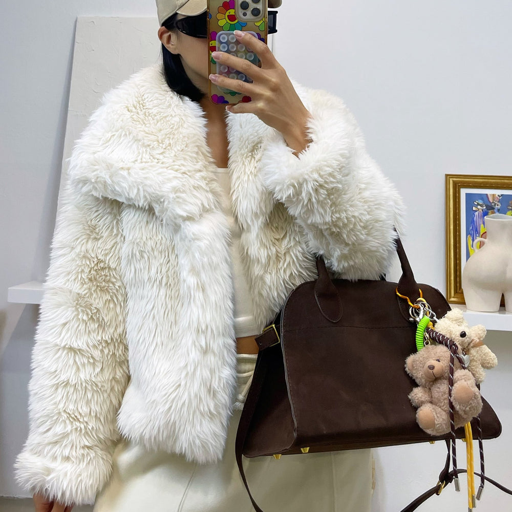 Aspen Faux Fur Jacket - Ivory