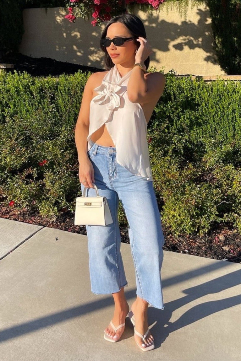 Jasmin Top - Ivory - Trice Boutique