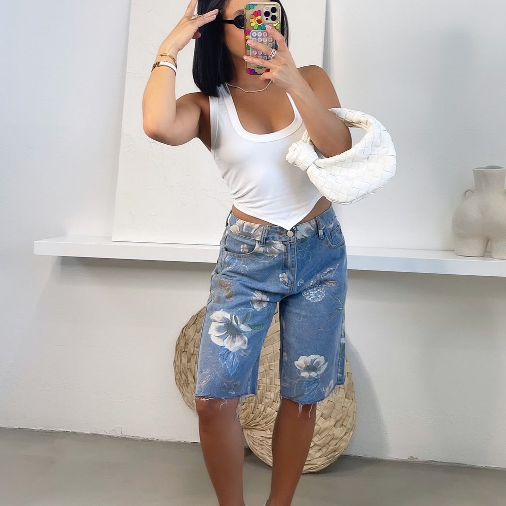 
                      
                        Rachal Denim Shorts - Denim - Trice Boutique
                      
                    