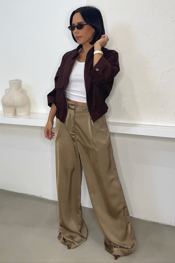 
                      
                        Tessa Over Shirt - Brown
                      
                    