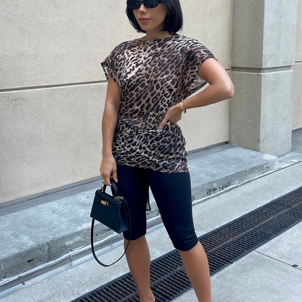 Rhea Leopard Print Blouse - Leopard Print