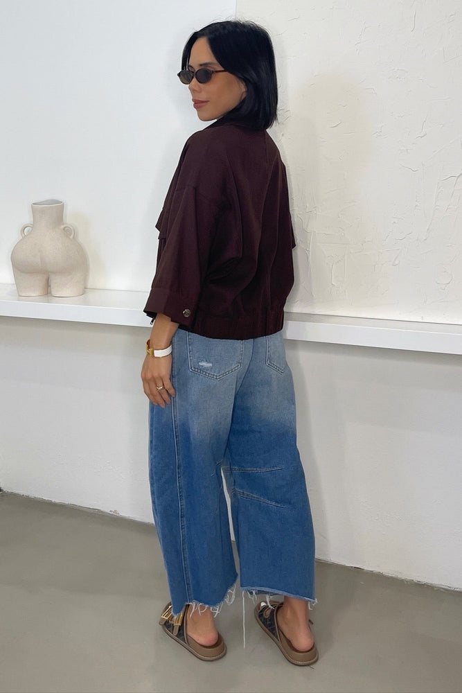 Tessa Over Shirt - Brown