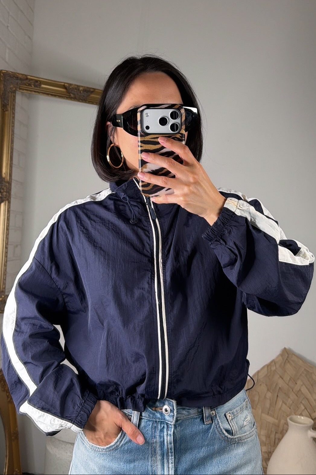 Rya Track Jacket - Navy Blue