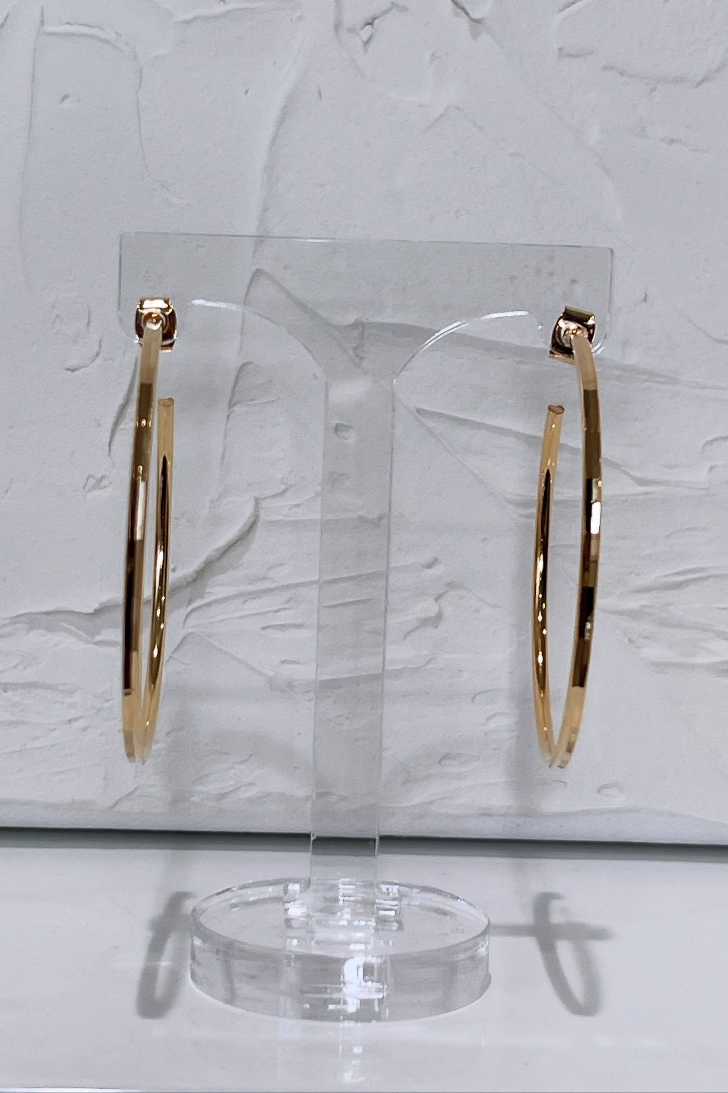 14K Gold Dipped Hoop Earrings - Gold