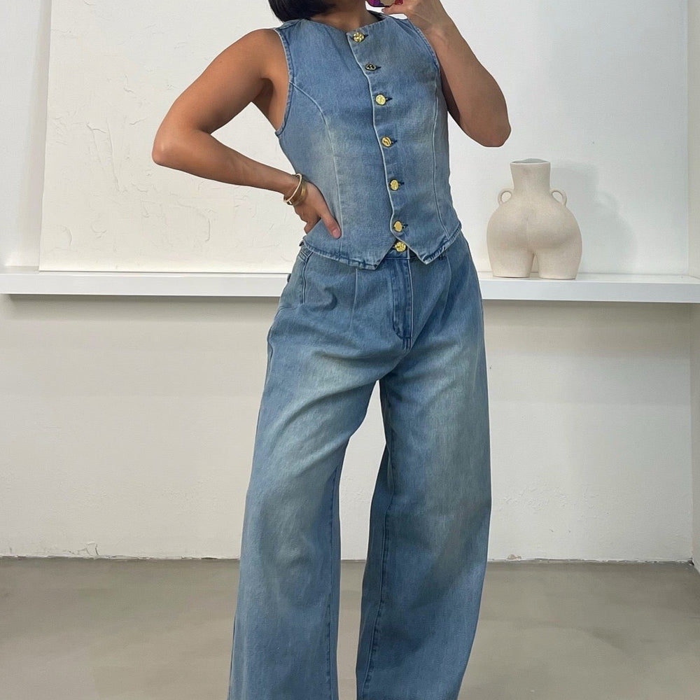
                      
                        Raven Two-Piece Set - Denim
                      
                    