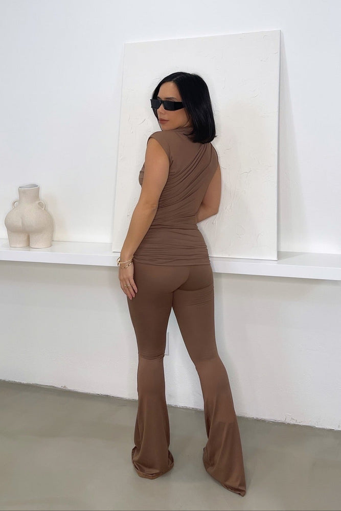 
                      
                        Minka Mock Neck Set— Mocha
                      
                    