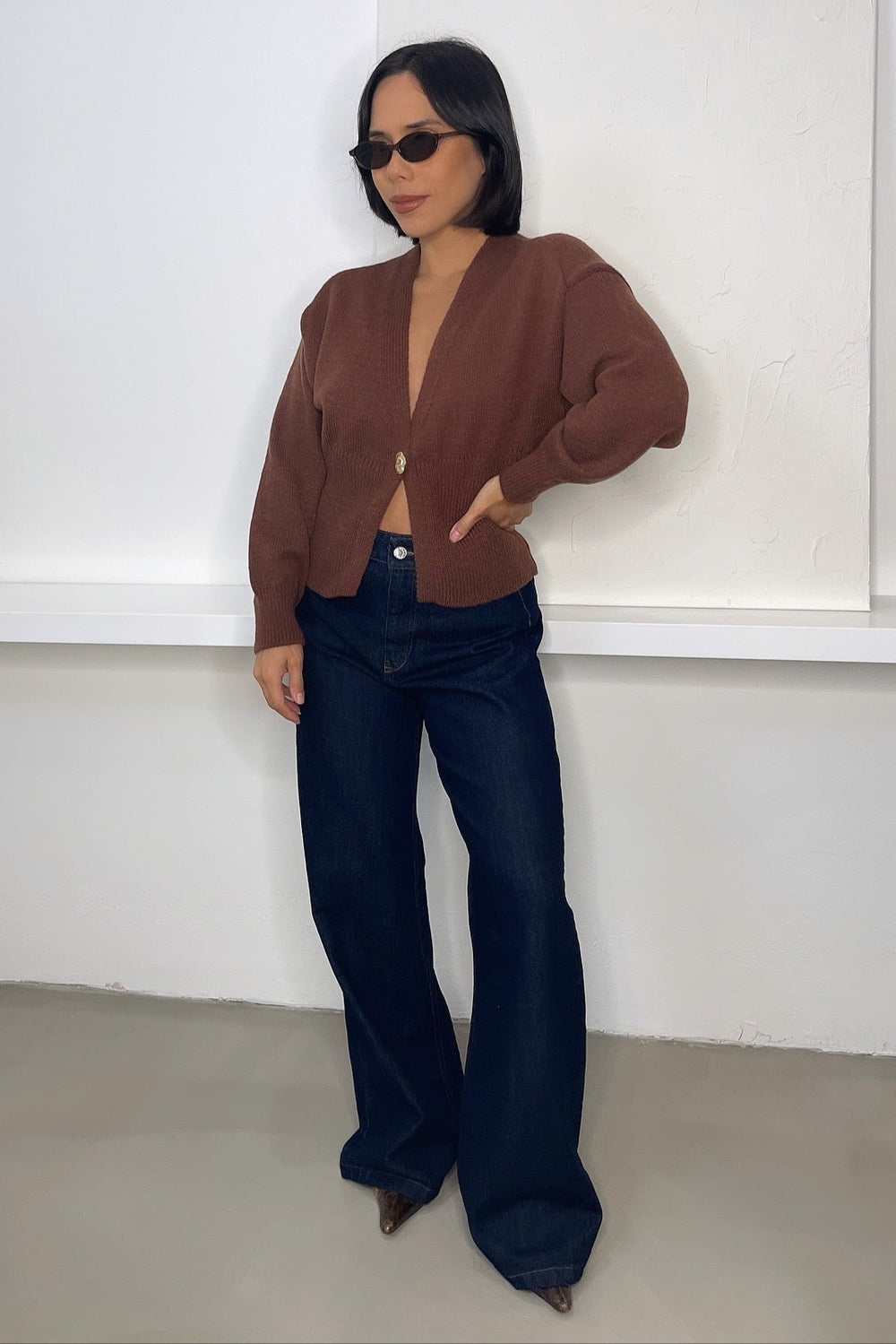 Zoe Sweater - Brown