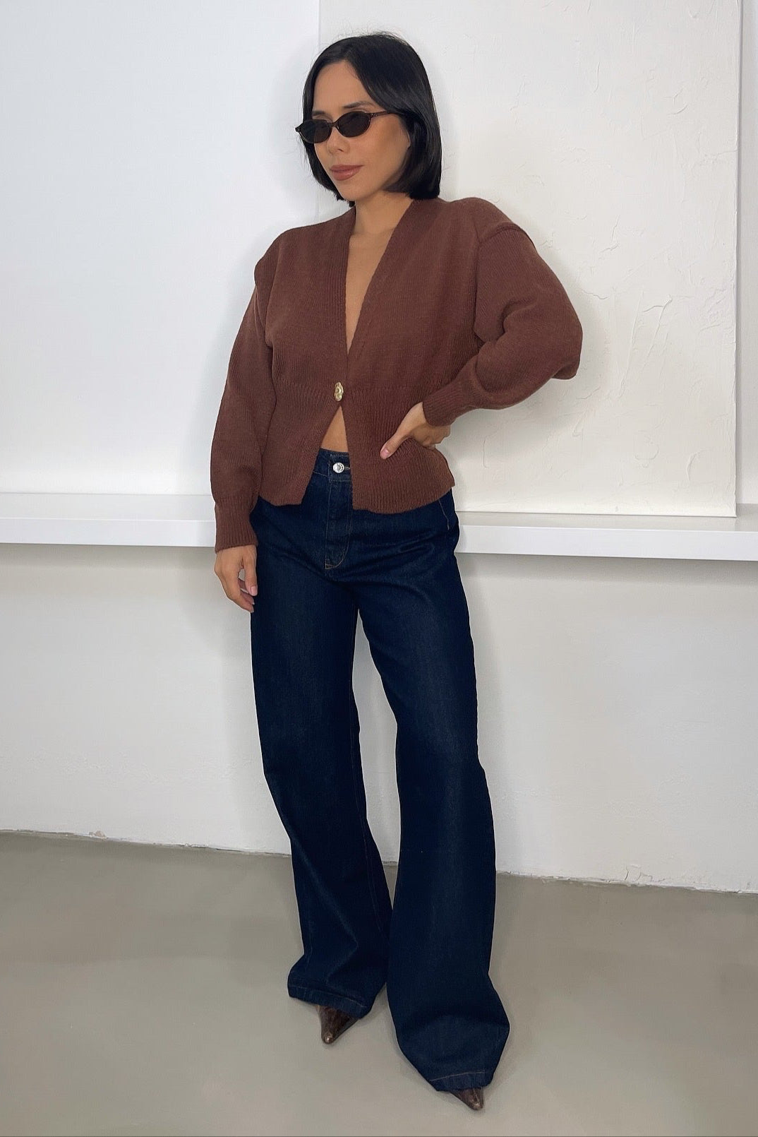 Zoe Sweater - Brown